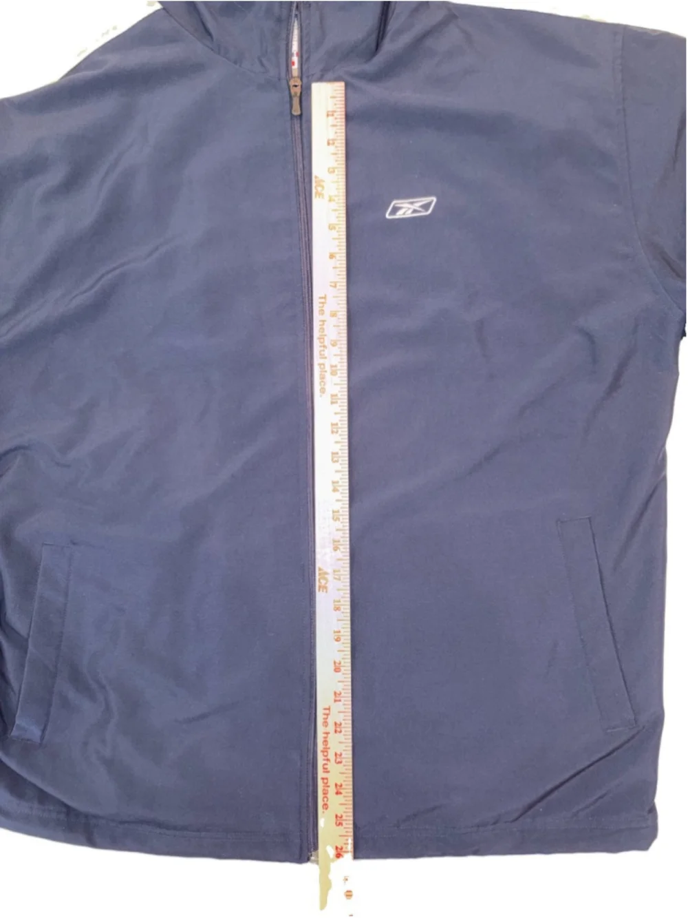 Reebok Men’s XL 2-Piece Lined Track Suit Navy Blue Full Zip Jacket & Pants